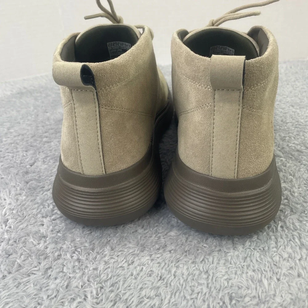 Skechers Chukka Boots Mens 11 Sand Suede Leather Classic Fit Goga Mat 204903‎